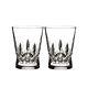 Waterford Lismore Crystal Pops Double Old Fashioned, Pair Newith Gift Box