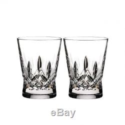 Waterford Lismore Crystal Pops Double Old Fashioned, Pair Newith Gift Box