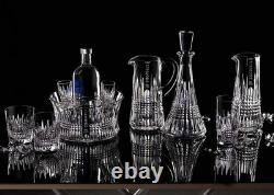 Waterford Lismore Diamond Decanter And Double Old Fashioned Pair, Gift Set