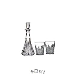 Waterford Lismore Diamond Decanter and Double Old Fashioned Pair Gift Set