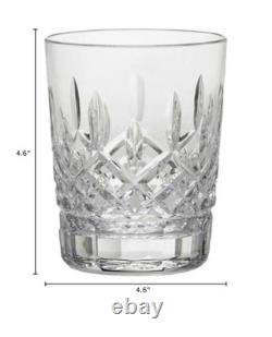 Waterford Lismore Double Old Fashioned, 10.5 oz, Clear