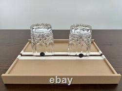 Waterford Lismore Double Old Fashioned DOF Tumbler 12.5 oz Pair BNIB