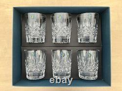Waterford Lismore Double Old Fashioned DOF Tumbler Glass 13.5 oz Set of 6 BNIB