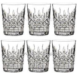 Waterford Lismore Double Old Fashioned Glasses, Deluxe Gift Box Set of 6