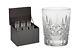 Waterford Lismore Double Old Fashioned Glasses, Deluxe Gift Box Set of 6 DOF
