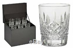 Waterford Lismore Double Old Fashioned Glasses, Deluxe Gift Box Set of 6 DOF
