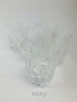 Waterford Lismore Double Old Fashioned Glasses Set of 5
