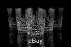 Waterford Lismore Double Old Fashioned Tumbler Glasses, Set of (6), Vintage Mark