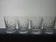 Waterford Lismore Double Old Fashioned Tumblers / Glasses 4 Mint In Box