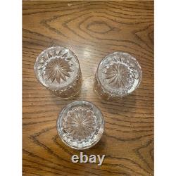 Waterford Lismore Double Old Fashioned glasses, set of 3