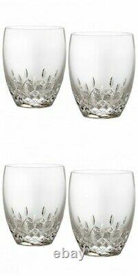 Waterford Lismore Essence Double Old Fashioned Pair 2 Pairs 4 glasses #151741