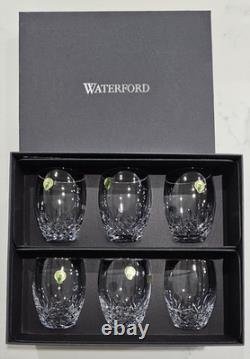 Waterford Lismore Essence Double Old Fashioned Tumbler Glasses, Set of 6-RRP$869