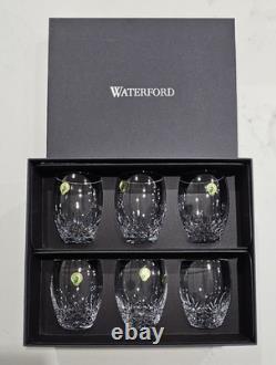 Waterford Lismore Essence Double Old Fashioned Tumbler Glasses, Set of 6-RRP$869