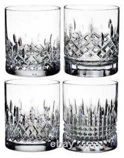 Waterford Lismore Evolution Double Old Fashioned DOF Tumbler 12 oz Set of 4 New