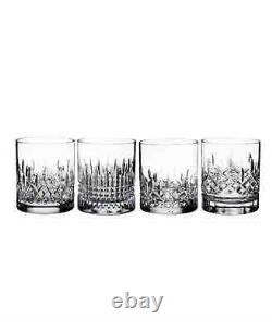 Waterford Lismore Evolution Double Old Fashioned Set of 4 New in Box