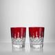 Waterford Lismore Red Double Old Fashioned Pair 1078636. New In Box