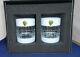 Waterford London White Double Old Fashioned Glasses Set of 2 New in Box