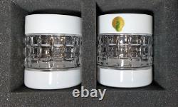 Waterford London White Double Old Fashioned Pair DOF Pair 12oz 40018766 Boxwithtag