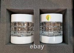 Waterford London White Double Old Fashioned Pair DOF Pair 12oz 40018766 Boxwithtag