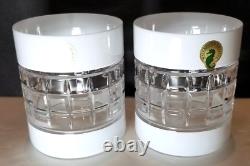 Waterford London White Double Old Fashioned Pair DOF Pair 12oz 40018766 Boxwithtag