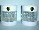 Waterford London White Double Old Fashioned SET/2 Crystal DOF Glasses New