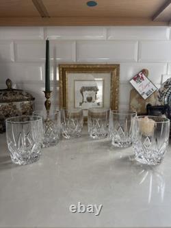 Waterford MARQUIS Brookside DOF Double Old Fashioned Glasses SET of 6