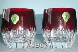 Waterford MIXOLOGY Talon Red Pair Tumbler Double Old Fashioned Glass 160459 DOF