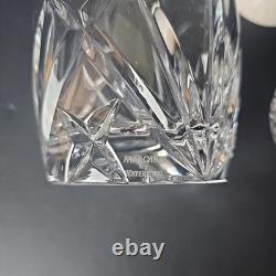 Waterford Marquis Brookside DOUBLE OLD FASHIONED Glasses SET of 3 EUC P5