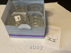 Waterford Marquis Crosby Set Of 4 Double Old Fashioned Whiskey Glasses! NEW