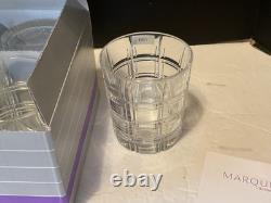 Waterford Marquis Crosby Set Of 4 Double Old Fashioned Whiskey Glasses! NEW