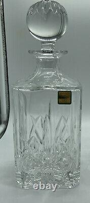 Waterford Marquis Crystal Brookside Wine Decanter & 2 Double Old Fashioned Glass