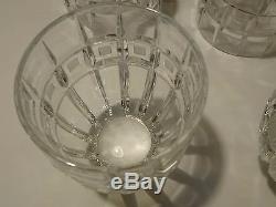 Waterford (Marquis) Quadrata Double Old Fashioned Crystal Glasses Set Of 4