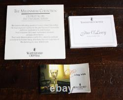 Waterford Millennium 2 Double Old Fashioned All 5 Toasts Signed Jim O'Leary NIB