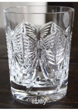 Waterford Millennium 2 Double Old Fashioned Happiness First Toast Glasses NIB