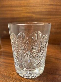 Waterford Millennium 2 Double Old Fashioned Happiness First Toast Glasses NIB
