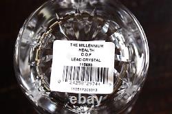 Waterford Millennium 2 Double Old Fashioned Third Toast Health Glasses NIB