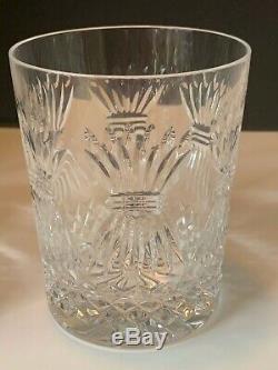 Waterford Millennium 4 x Cut Crystal Double Old Fashioned Glasses