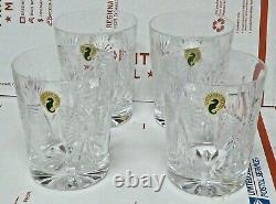 Waterford Millennium 5 Toast Double Old Fashioned Four (4) Tumblers