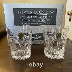 Waterford Millennium Millenium Universal 5 Toast Double Old Fashioned Dof New Ib