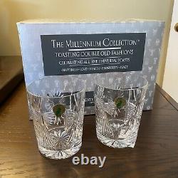 Waterford Millennium Millenium Universal 5 Toast Double Old Fashioned Dof New Ib