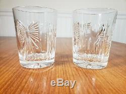 Waterford Millennium Millenium Universal 5 Toast Double Old Fashioned Glasses