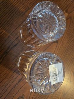 Waterford Millennium Series Pair of Love Double Old Fashioned Glasses