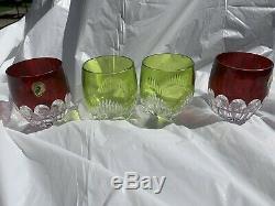 Waterford Mixology 4 Double Old Fashioned Glasses Tumblers