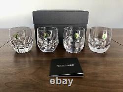 Waterford Mixology Mixed Double Old Fashioned DOF Tumbler Set of 4 BNIB