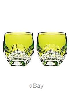 Waterford Mixology Neon Lime Double Old Fashioned, Set of 4