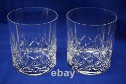 Waterford Mourne (2) Double Old Fashioned Whiskey Glasses, 3 7/8 (S21)