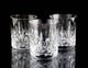 Waterford Mourne Double Old Fashioned Glasses Set of 3 Vintage Crystal Barware
