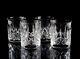 Waterford Mourne Double Old Fashioned Tumbler Glasses Set 4 Elegant DOF Barware