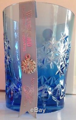 Waterford NIB 2013 Kerry Blue Snowfake Wishes Double Old Fashioned Glass(10)sale
