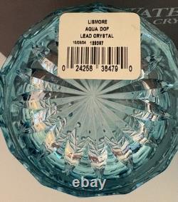 Waterford Original Lismore Double Old Fashioned DOF Glasses Aqua New In Box